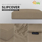Easy-Going Stretch 1 Piece Loveseat Couch Cushion Cover - Image 4