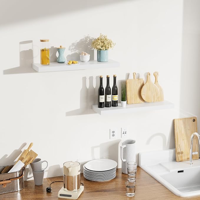 Bellsal Floating Shelves for Wall, Living Room, Bathroom Storage, Book Shelf - Image 5