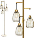 Torondo Dimmable Floor Lamps for Living Room, Industrial Standing Lamp by Torondo