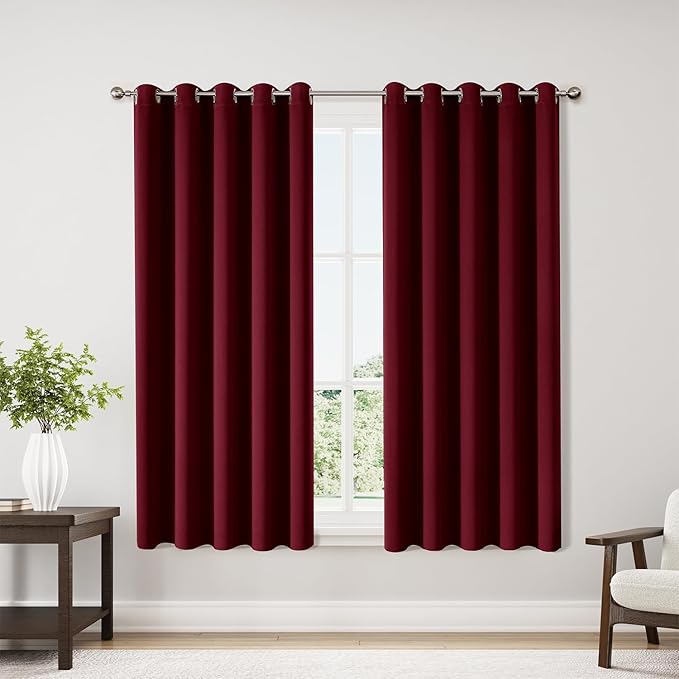 ChrisDowa Blackout Curtains for Bedroom and Living Room 70 inches Wide | 2 by ChrisDowa