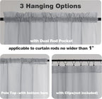 Chyhomenyc Light Grey Sheer Valances - Image 5