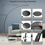 NUÜR Arc Floor Lamp, Arched Bright Floor Lamps - Image 5