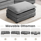 ROWHY 112'' Modular Sectional Cloud Couch - Image 6