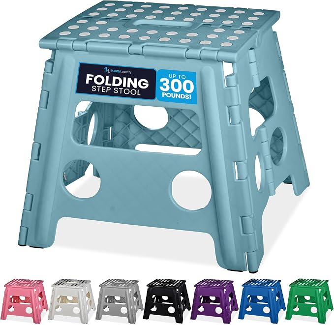 Handy Laundry Folding Lightweight Step Stool by Handy+Laundry