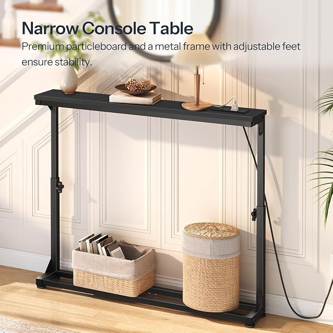 HOOBRO Narrow Console Table Set of 2 - Image 6