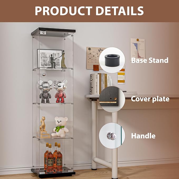FANYUSHOW Glass Display Cabinet - Image 4