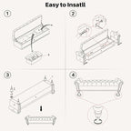SOFTHION Storage Bench for Bedroom, Upholstered Chenille Storage Ottoman - Image 8