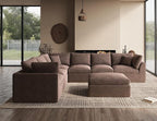 ohllob Oversized Cloud Couches for Living Room, Boneless Sectional Couch - Image 6