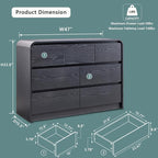 Aitjunz Modern 7 Drawers Dresser - Image 2