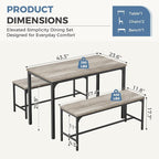 DUMOS Dining Table Set, Dining Table - Image 3