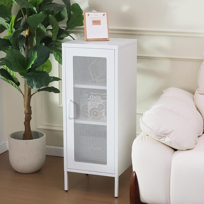 Slim Metal Storage Cabinet - Image 5