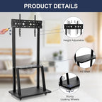 Maiproo Rolling TV Stand with Wheels - Image 4