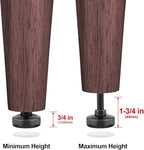 Anwenk Furniture Levelers Heavy Duty Furniture Leveling Feet Adjustable Leg - Image 4