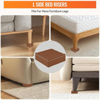 shouwuhho Furniture Risers, 8 Pack Bed Risers - Image 4
