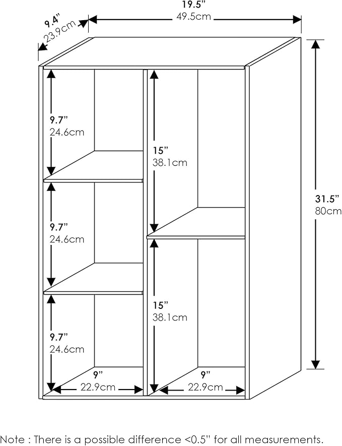Furinno Luder 5-Cube No Tool Assembly Open Shelf - Image 3