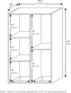 Furinno Luder 5-Cube No Tool Assembly Open Shelf - Image 3