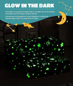 Elftopia Modular Kids Sofa, Glow in The Dark Star Plush Couch, Convertible Kids - Image 7
