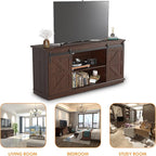 JUMMICO TV Stand for 65 Inch TV, Entertainment Center - Image 4