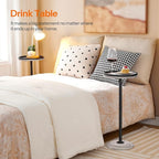 HOOBRO Small Round Side Table, Drink Table, Coffee Martini Table - Image 4