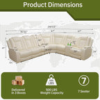 Electric Power Recliner Sectional - Image 2