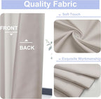 Simplebrand Ava Natural Blackout Curtains - Image 3