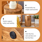 Round Side Table, End Table Living Room Table, Sofa Couch Bedside Table - Image 5