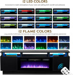 70" TV Stand for Living Room, Modern Entertainment Center & Media Console - Image 4