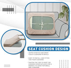 XINEAGE Large Couch Cushion Covers Seat Cushion Cover Thick Stretch Sofa - Image 6
