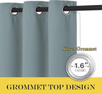 NICETOWN Extra Wide Patio Door Curtain 84 inch Long - Image 5