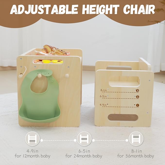 bpmfkid Montessori Weaning Table and Chair Set - Image 2