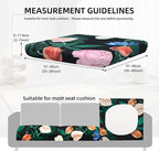 8Pcs Outdoor Cushion Covers, Elastic Patio Cushion Covers | Washable, - Image 2