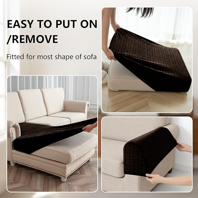 UNBBRRL Stretch Couch Backrest Cushion Cover - Image 4