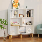 YAHARBO 8 Cube White Bookshelf, 3 Tier Book Shelf - Image 4