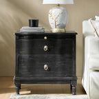 HULALA HOME Solid Wood Storage End Table - Image 7