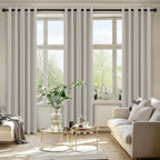 MIULEE Blackout Curtains for Bedroom 2 Panels 40 x 72 Inch Long Natural | - Image 6