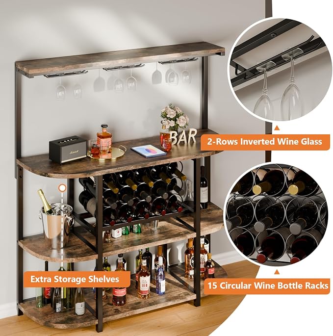 PUKAMI Mini Wine Bar Cabinet - Image 4