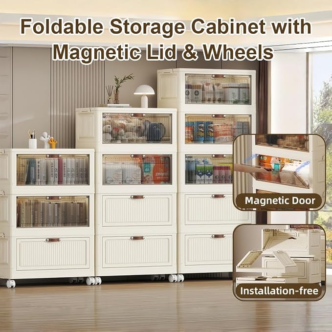 6-Tier Foldable Storage Cabinet - Image 3