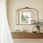Vintage Gold Ornate Baroque Mirror - Image 6