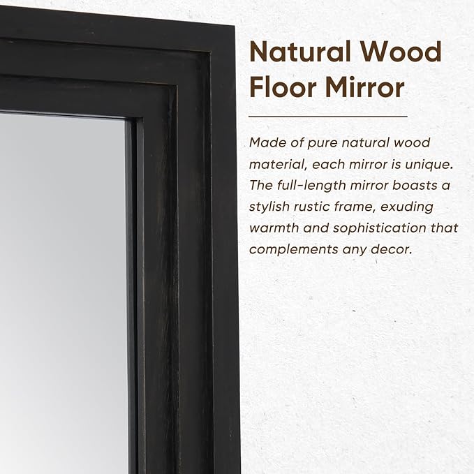 Full Length Mirror, Oversized Stand Up Mirrors Large Wall Mirrors, Wall Mounted - Image 3