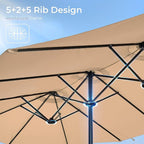 SUPERJARE 13FT Outdoor Patio Umbrella - Image 7