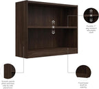 Bush Home Small 2 Shelf Bookcase, 2 Tier Bookshelf Storage Cabinet - Image 6