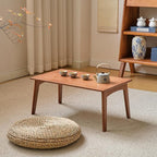 JIKUGO Bamboo Folding Coffee Table No Assembly Required Japanese Floor Table by JIKUGO