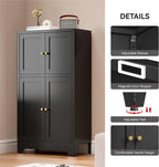 Bevivog Black Metal Locker Cabinet - Image 5