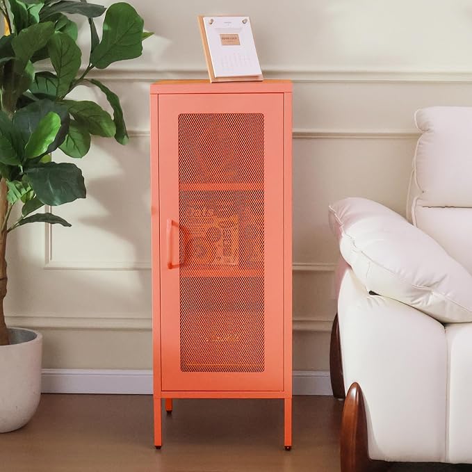 Slim Metal Storage Cabinet - Image 2