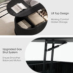 42.5" Oval Lift Top Coffee Table - Image 5