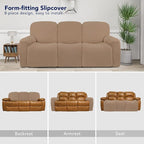 PureFit Super Stretch 3 Seats Recliner Sofa Couch Cover - Image 4