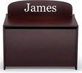 Delta Children Personalized MySize Deluxe Toy Box, Dark Chocolate by DeltaChildren