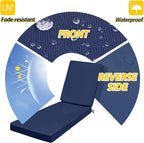 AAAAAcessories Outdoor Chaise Lounge Cushions, Fade-Resistant, Waterproof Patio - Image 2