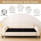 Couch Cover for Dogs, Washable Non Slip Plush Flannel Sofa Protector | Thick - Image 3