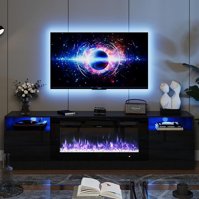 oneinmil Fireplace TV Stand by oneinmil